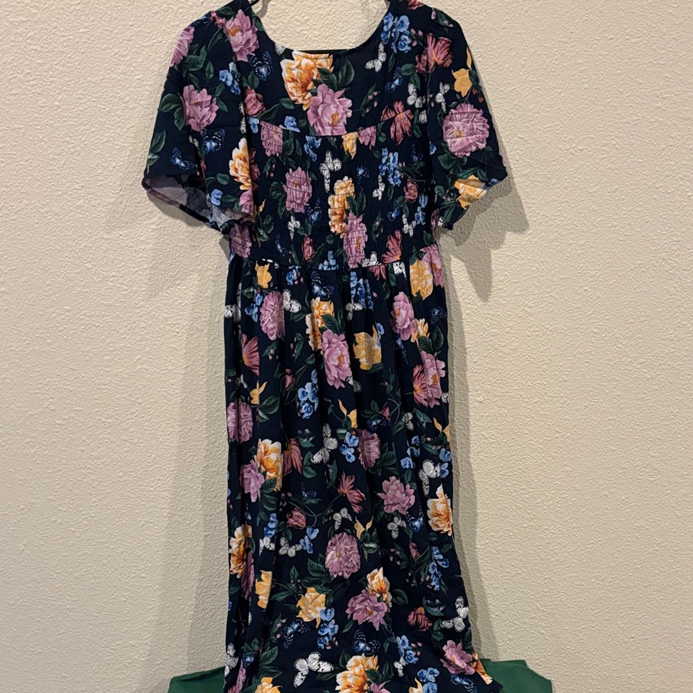 Torrid 00X Floral Midi Dress - Picture 5 of 6